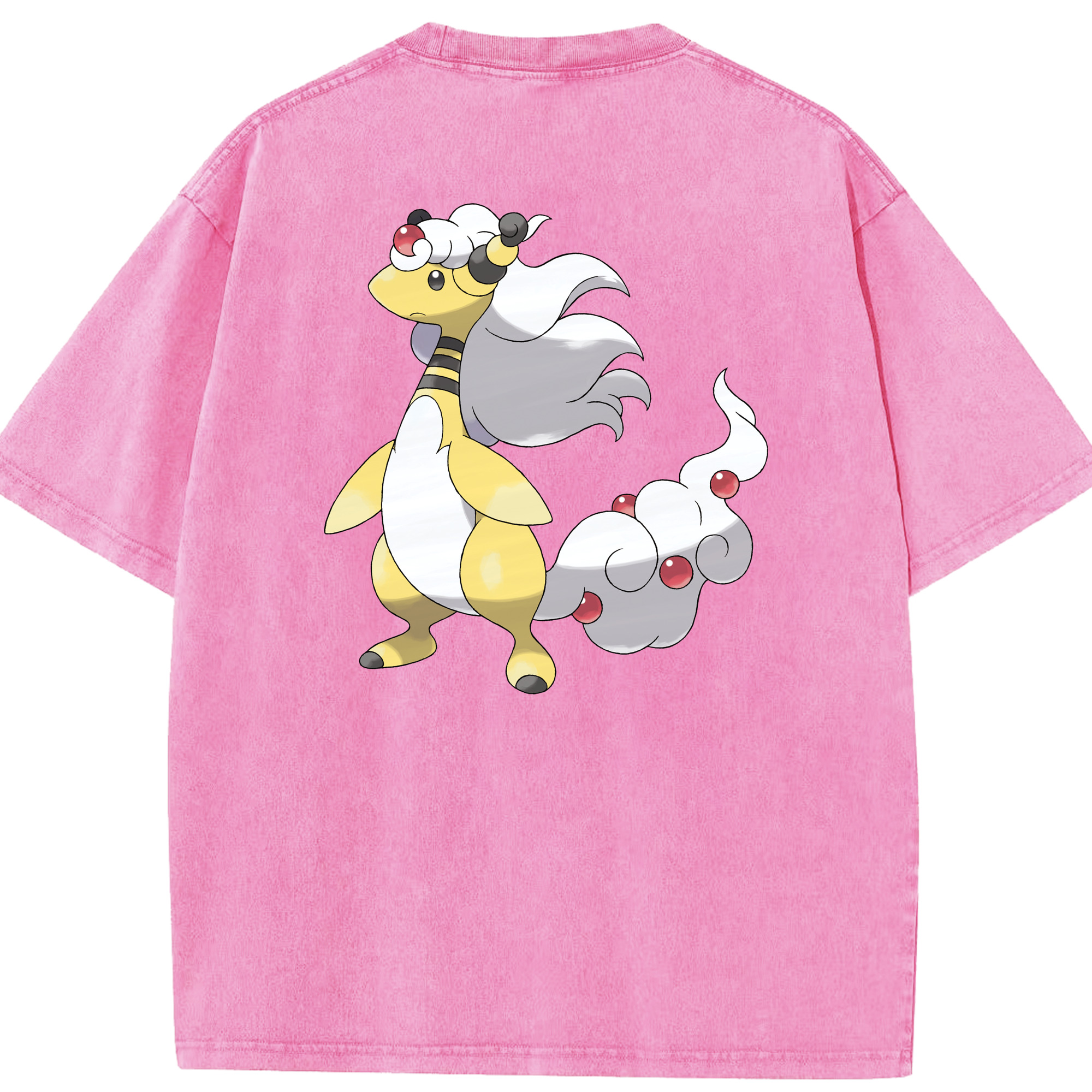 （画像用） ポケットモンスター Pokémon 綿100% ヴィンテージ風 半袖Tシャツ（背面プリント）